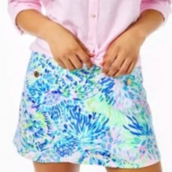 Lilly Pulitzer | Bottoms | Lilly Pulitzer Girls Madison Skort In Shell ...